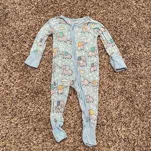Little Sleepies elephant footie